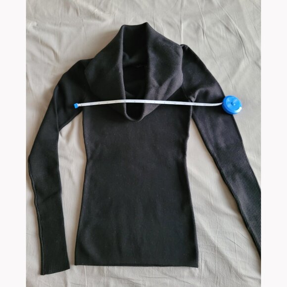 NWOT BCBG MaxAzria Silk Blend Cowl Neck Sweater - Picture 7 of 9